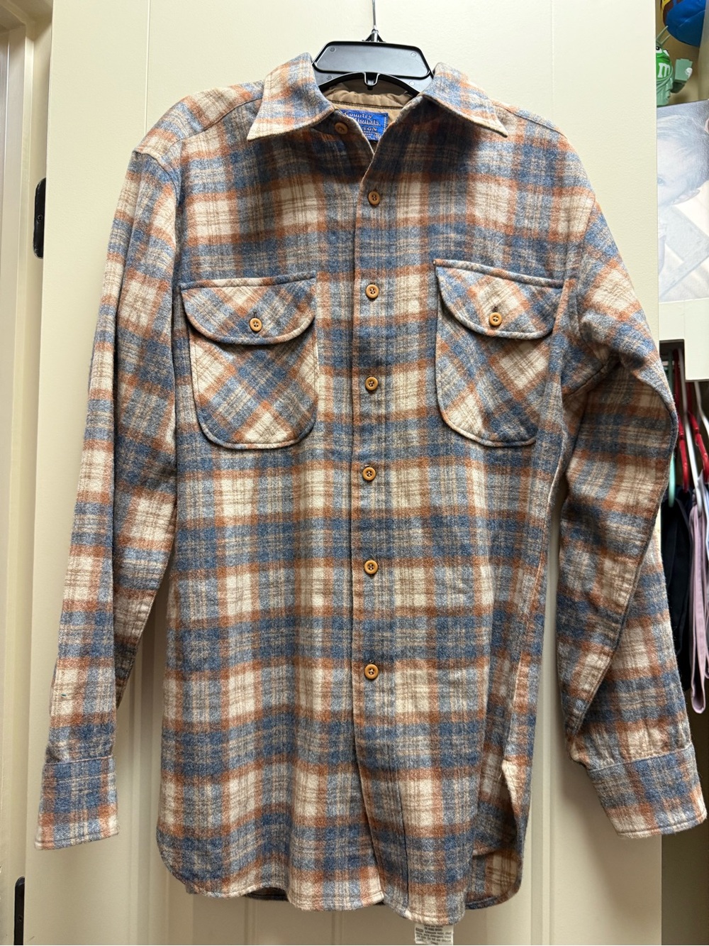 Country traditionals by Pendleton Men's Plaid Button-Up Shirt Jacket Size M